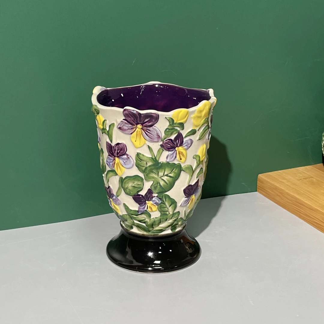 鸢尾花沥水筷子筒