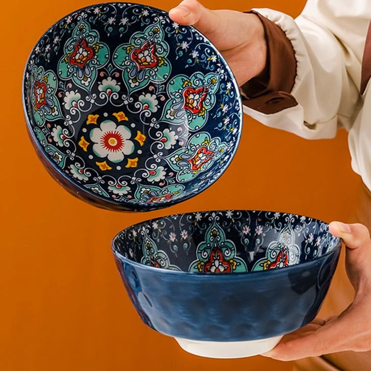 耶律米亚-6英寸石纹碗2个装