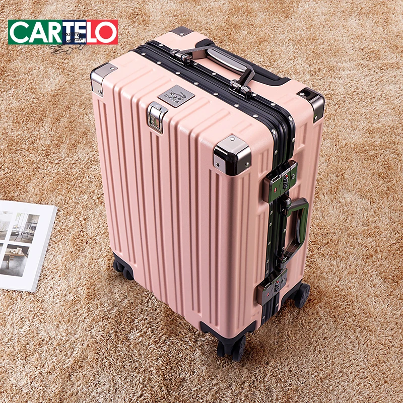 CARTELO/卡帝乐鳄鱼高品质行李箱拉杆箱密码箱男款2024新款旅行箱