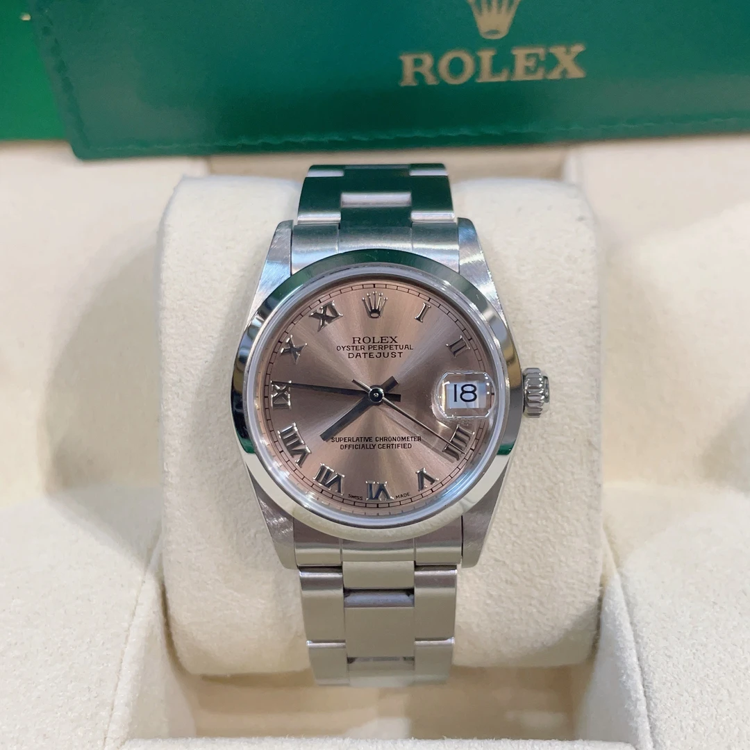 95新 Rolex/劳力士 日志78240/31盘/粉罗马/原盘/自动机械/单表