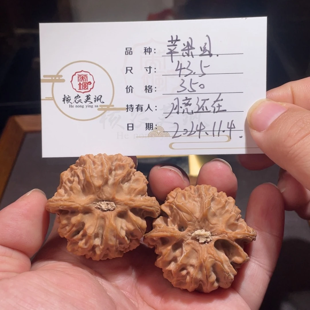 文玩核桃把件月**在43.5苹果园