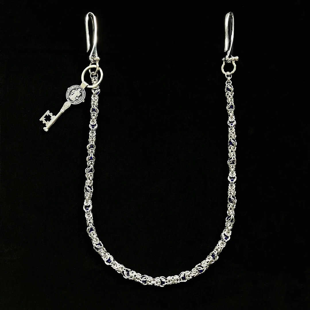 【紫-龙骨珠】原创小众裤链设计感vibe风高级小众百搭牛仔时尚潮流