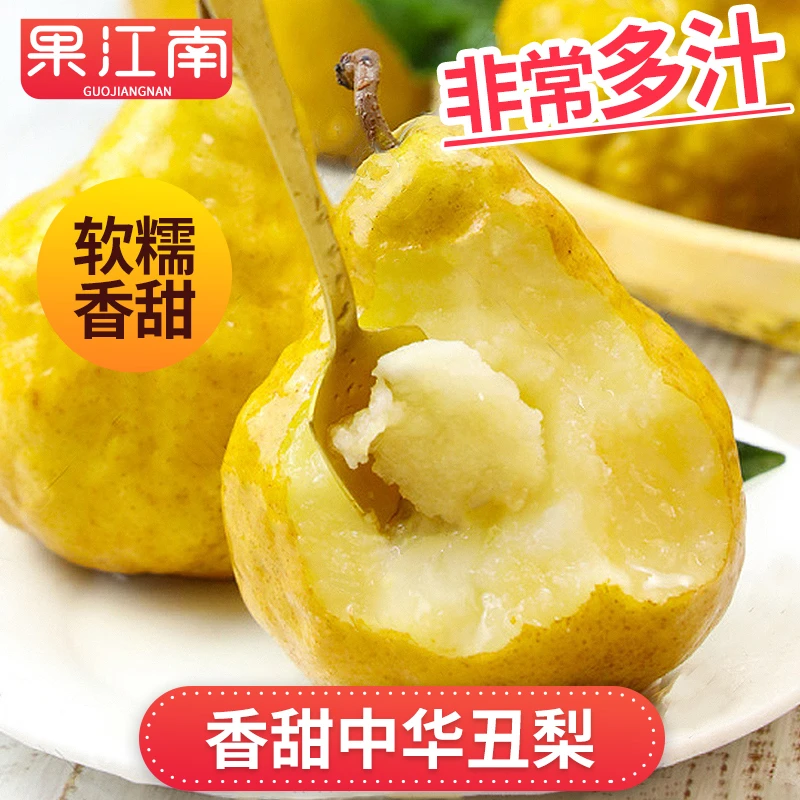 【果江南】山东中华丑梨4.5-5斤软糯香甜 新鲜应季水果 坏果包赔
