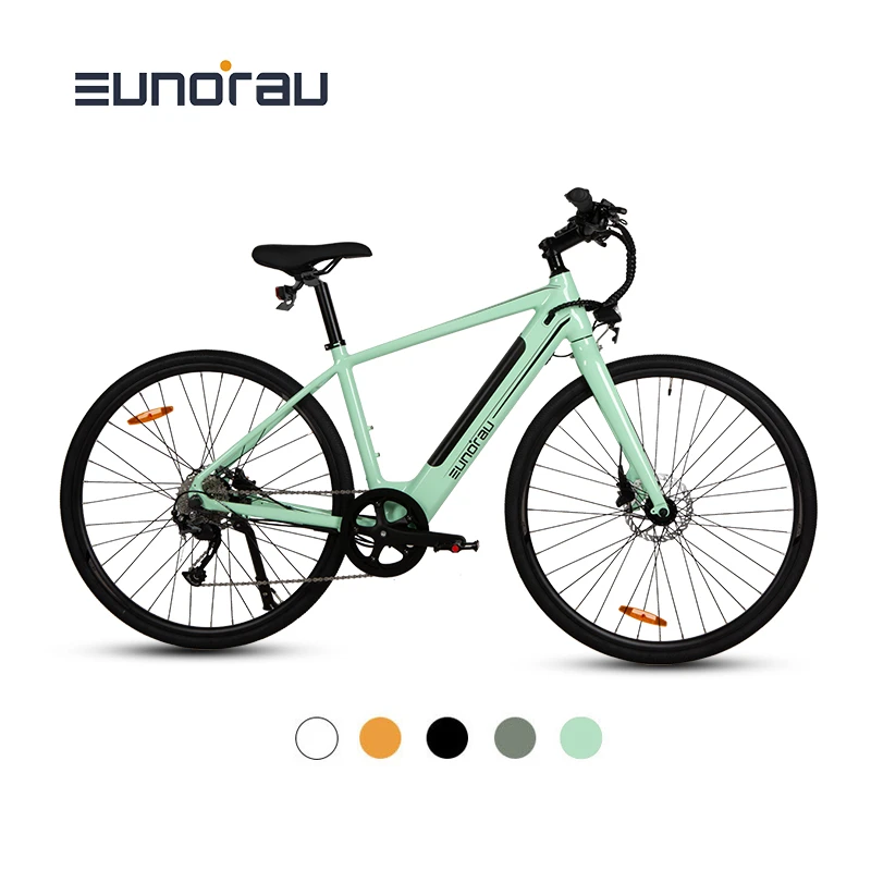 EUNORAU有诺D6青春版电助力自行车成人通勤砾石公路自行车EBike