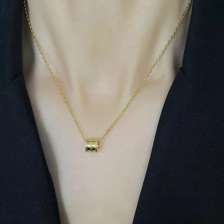 钛钢项链 新款小蛮腰项链女气质轻奢时尚百搭简约经典