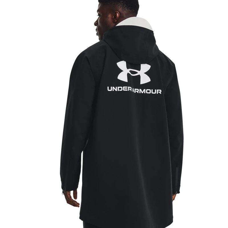 安德玛UA秋冬Storm 男款3层防护训练跑步运动外套中长夹克1375446