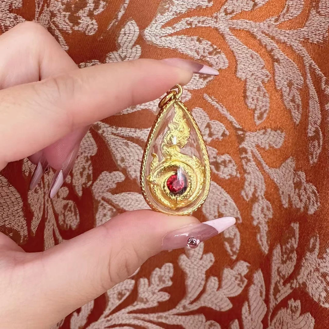 非金属吊坠 【128】红钻金水龙