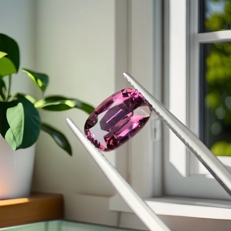 缅甸天然无烧尖晶石- 精品丁香色调-欧切-3.38ct-G27