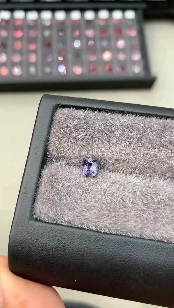 【闪购商品】尖晶石裸石未镶嵌0.96ct 枕型 木槿紫色调