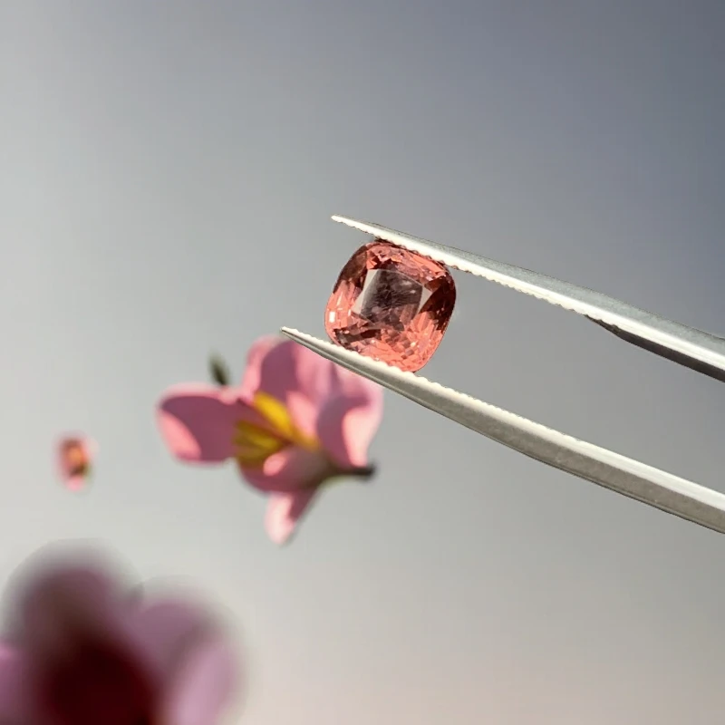 缅甸天然无烧尖晶石-橙色调-枕型-1.97ct-GW27