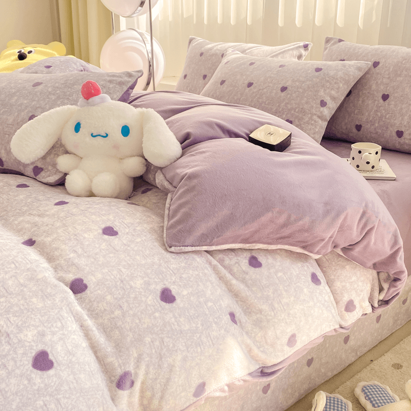小杨家纺严选 2023新款牛奶绒加厚三件套冬季保暖宝宝绒四件套