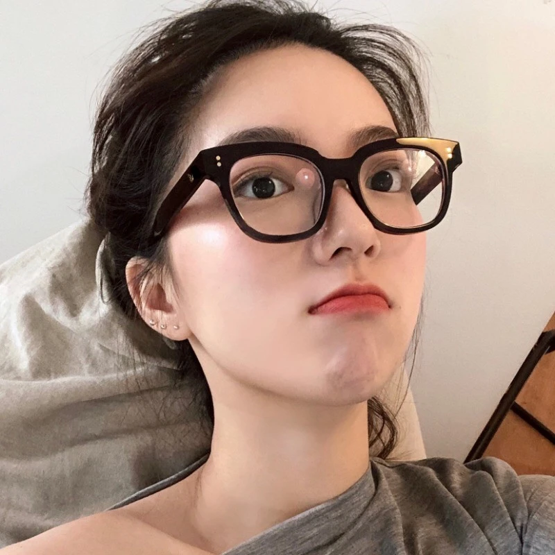 JM JONNY MOORE复古韩版防辐射护眼黑框时尚百搭防蓝光眼镜-J27