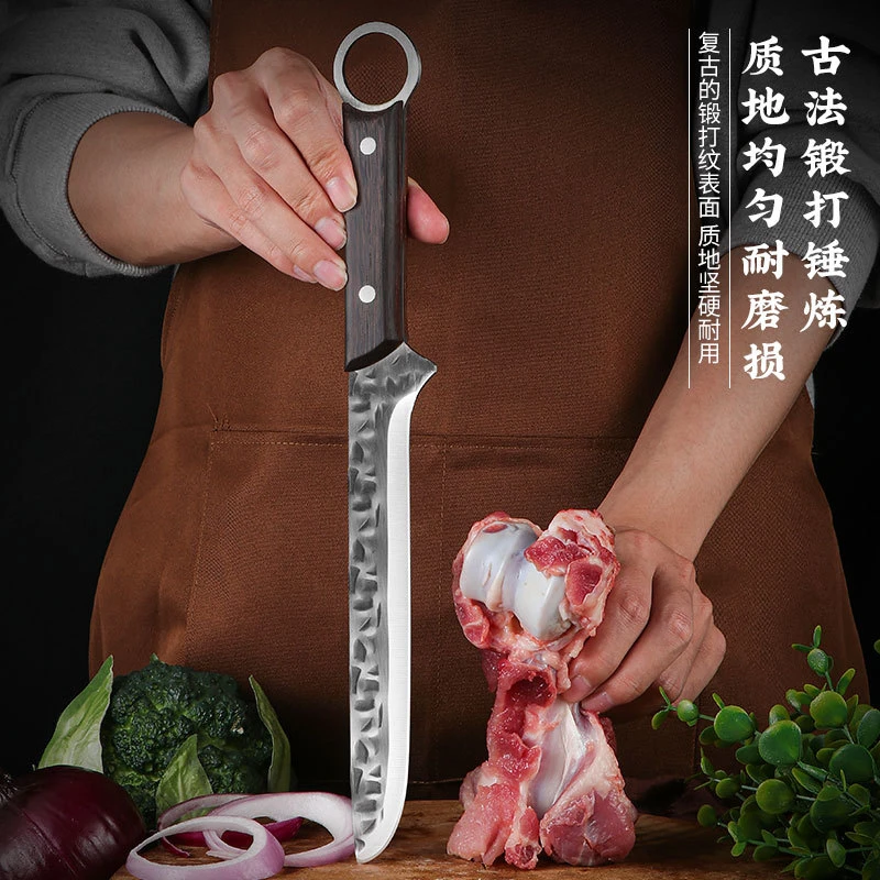 刃三/剔骨刀专用尖刀割肉刀具锻打屠宰刀杀猪刀剔肉刀剃骨刀屠宰