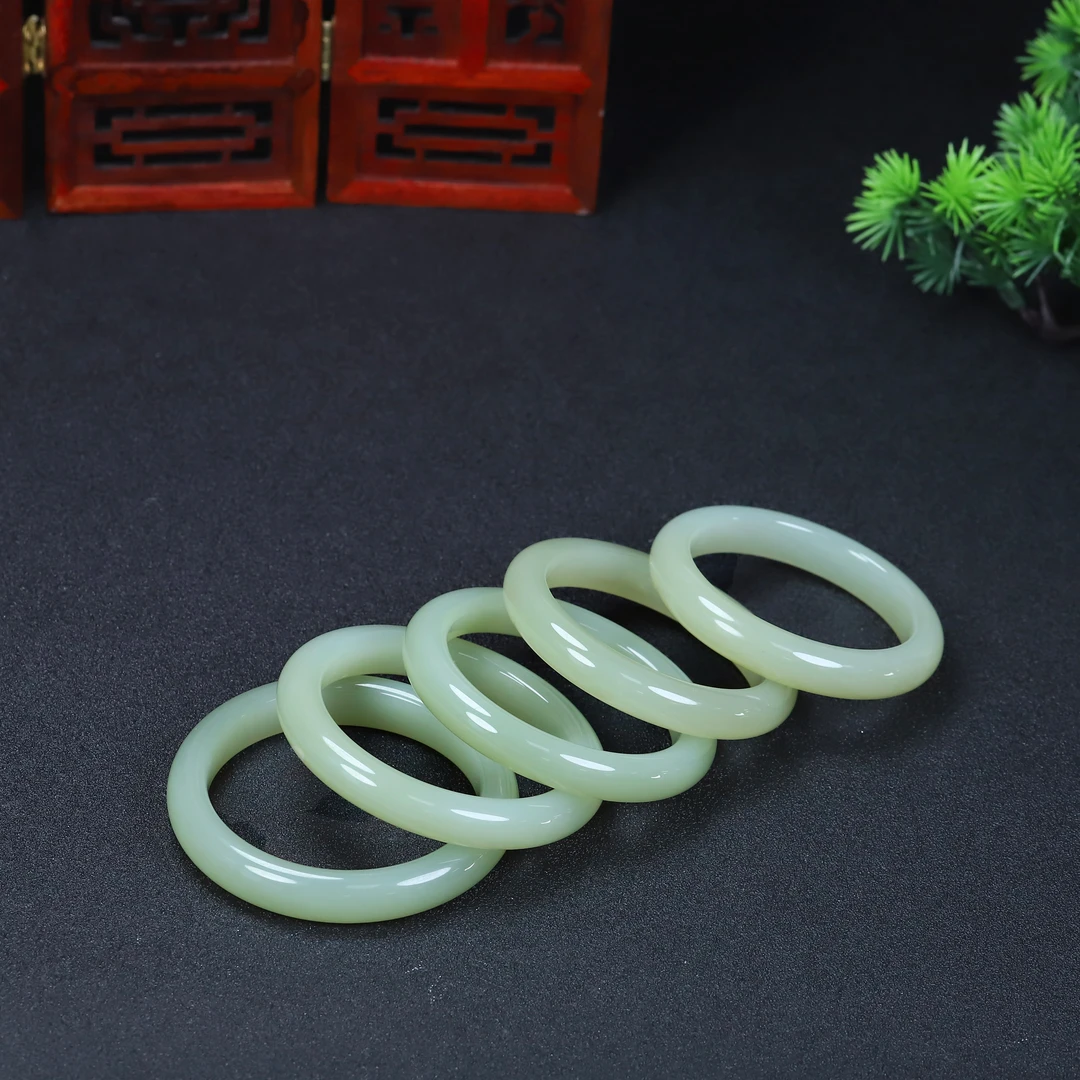 天然和田玉蜂蜜水玉手镯（拍一发一，多样性发货）