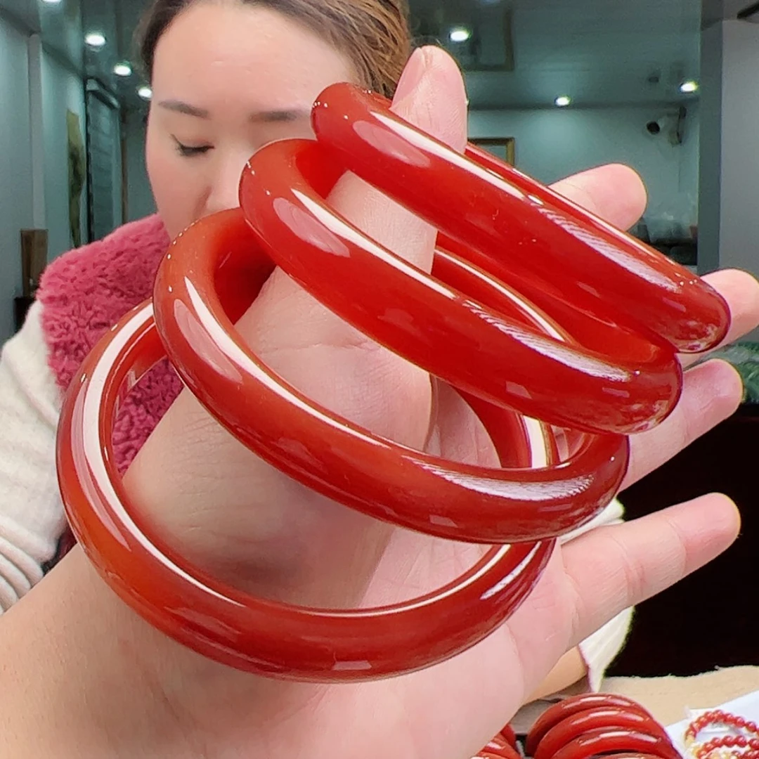【闪购商品】玛瑙/玉髓拍一发一多样性发货红镯未镶嵌