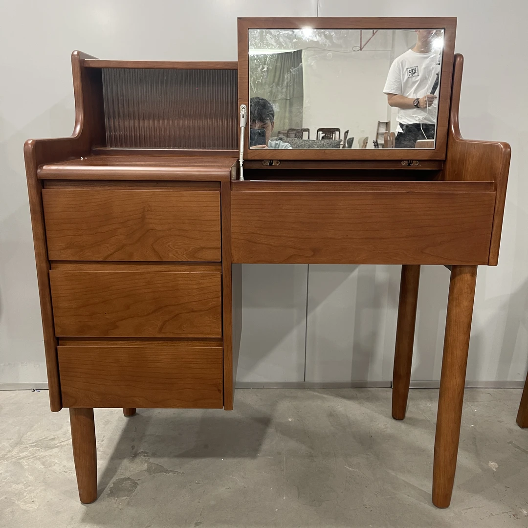 DS-Y551【中古风】樱桃木全实木梳妆台（900*480*1000H）