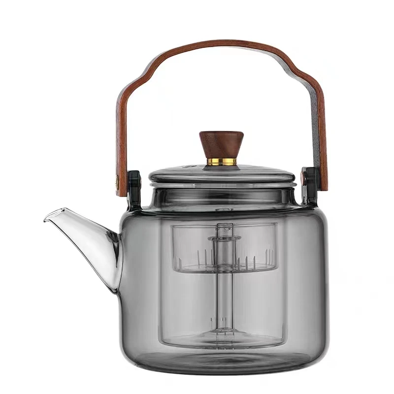 将军提梁壶家用茶壶大容量耐热蒸茶手工中式泡茶煮茶纯手工加厚