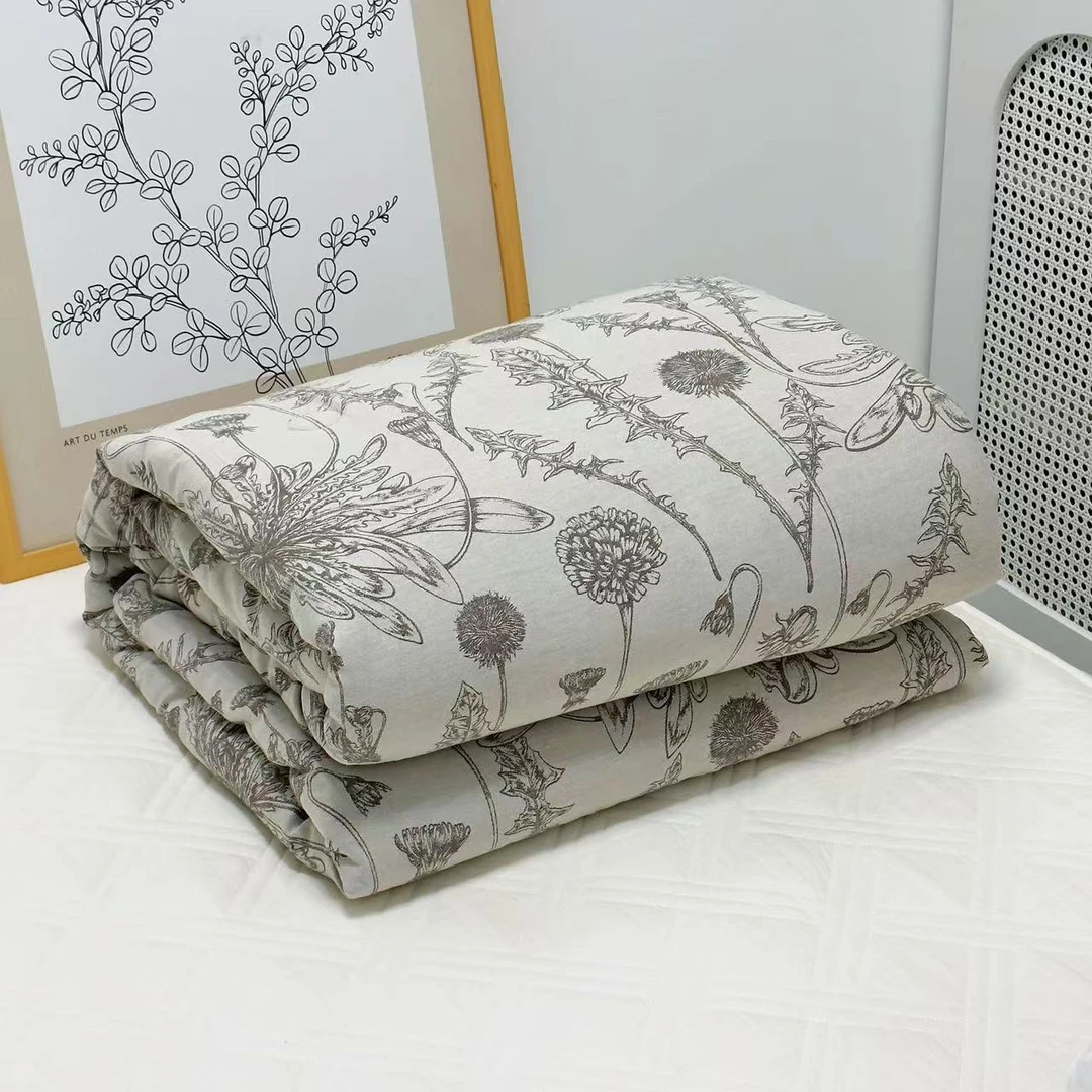 【京かわ会社】伊丽莎白驼绒被200*230cm 冬日可爱