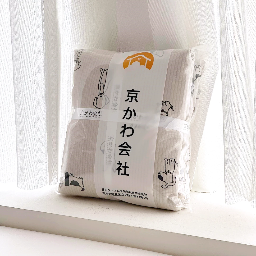 【京かわ会社】泡泡纱简约四季通用四件套  可爱狗