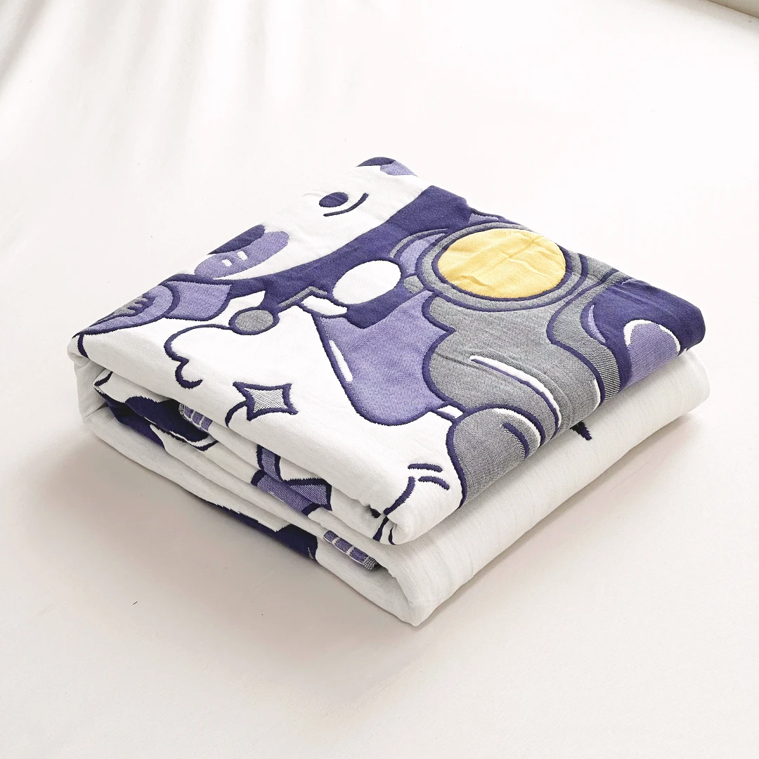 【京かわ会社】多层纱布面包被120*150cm 摩托库洛米