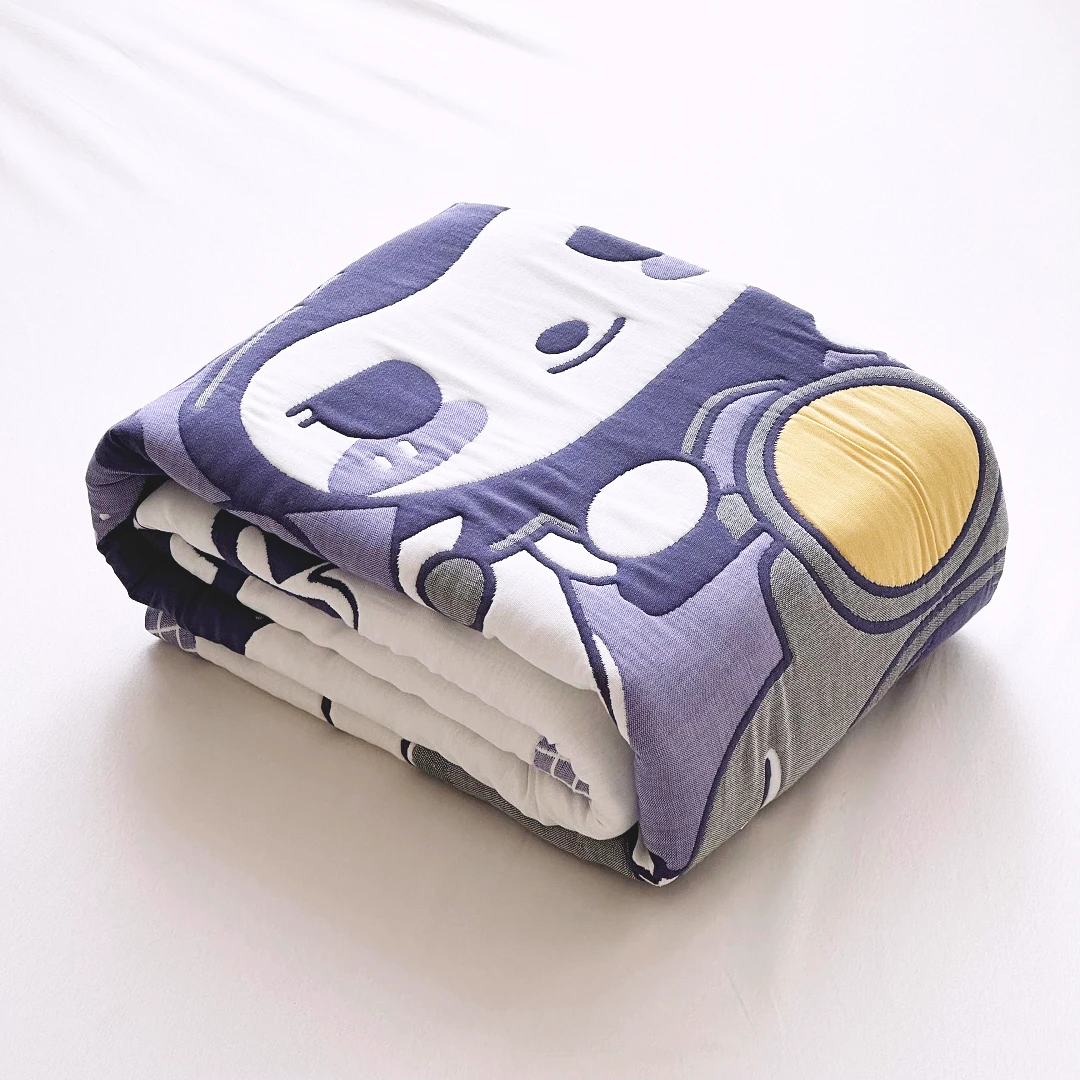 【京かわ会社】多层纱布面包被150*200cm 摩托库洛米