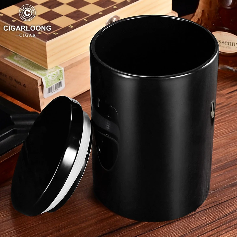 CIGARLOON茄龙雪茄筒古巴大容量陶瓷密封储存雪茄保湿罐CLJ-21JZ1