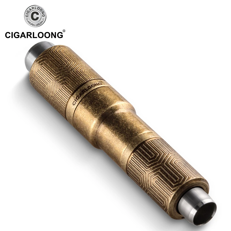 CIGARLOONG/茄龙雪茄钻开孔器雪茄钻双刀头打孔器锋利雪茄刀便捷