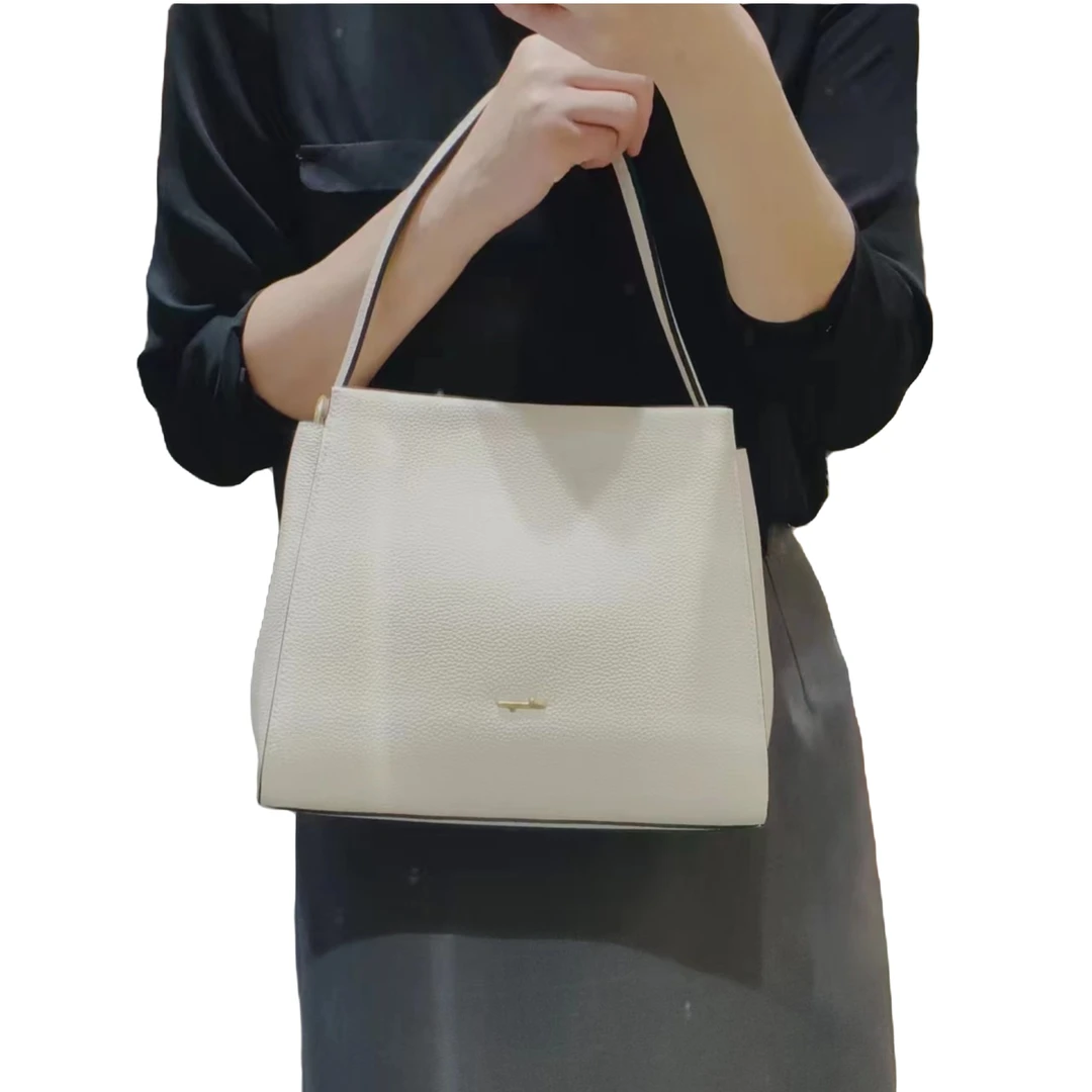 食草堂2023新款头牛托特包包女士春夏高级感通勤大包单肩斜挎包