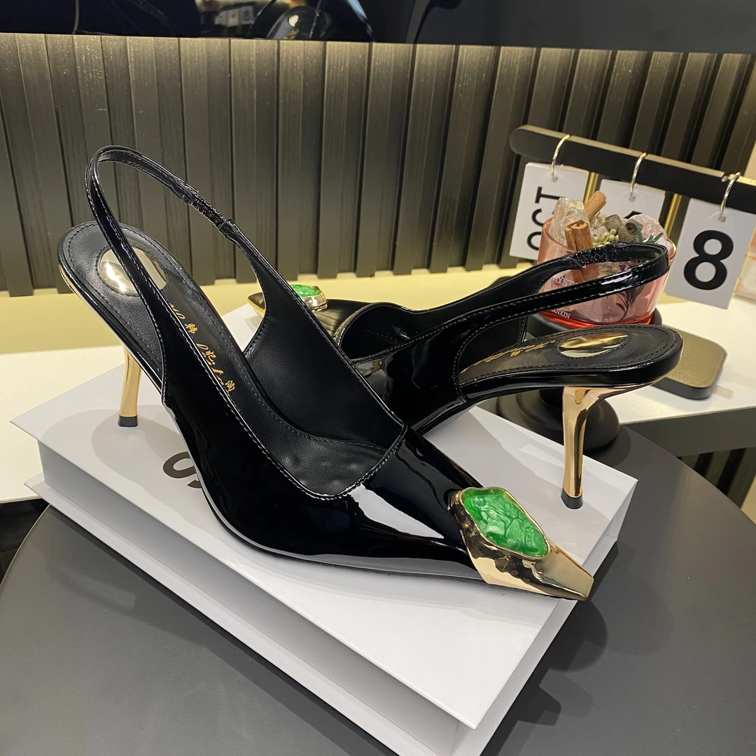 高跟鞋女鞋单鞋时尚细跟包头尖头气质高跟鞋女鞋单鞋时尚细跟包头