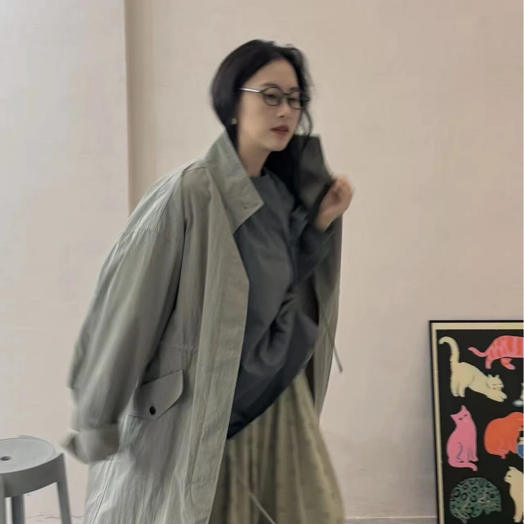 乐子衣橱501-550小众法式复古百搭气质风衣外套