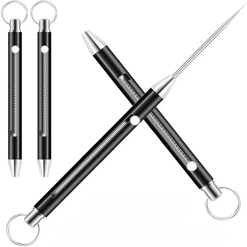 家用多功能一体伸缩牙签便携式随身钥匙扣掏牙剔牙水果伸缩牙签