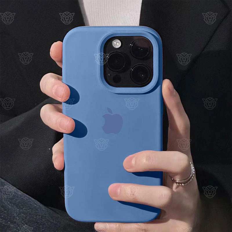 草灰色高级iPhone13ProMax液态硅胶苹果15手机壳14防摔12女款11软