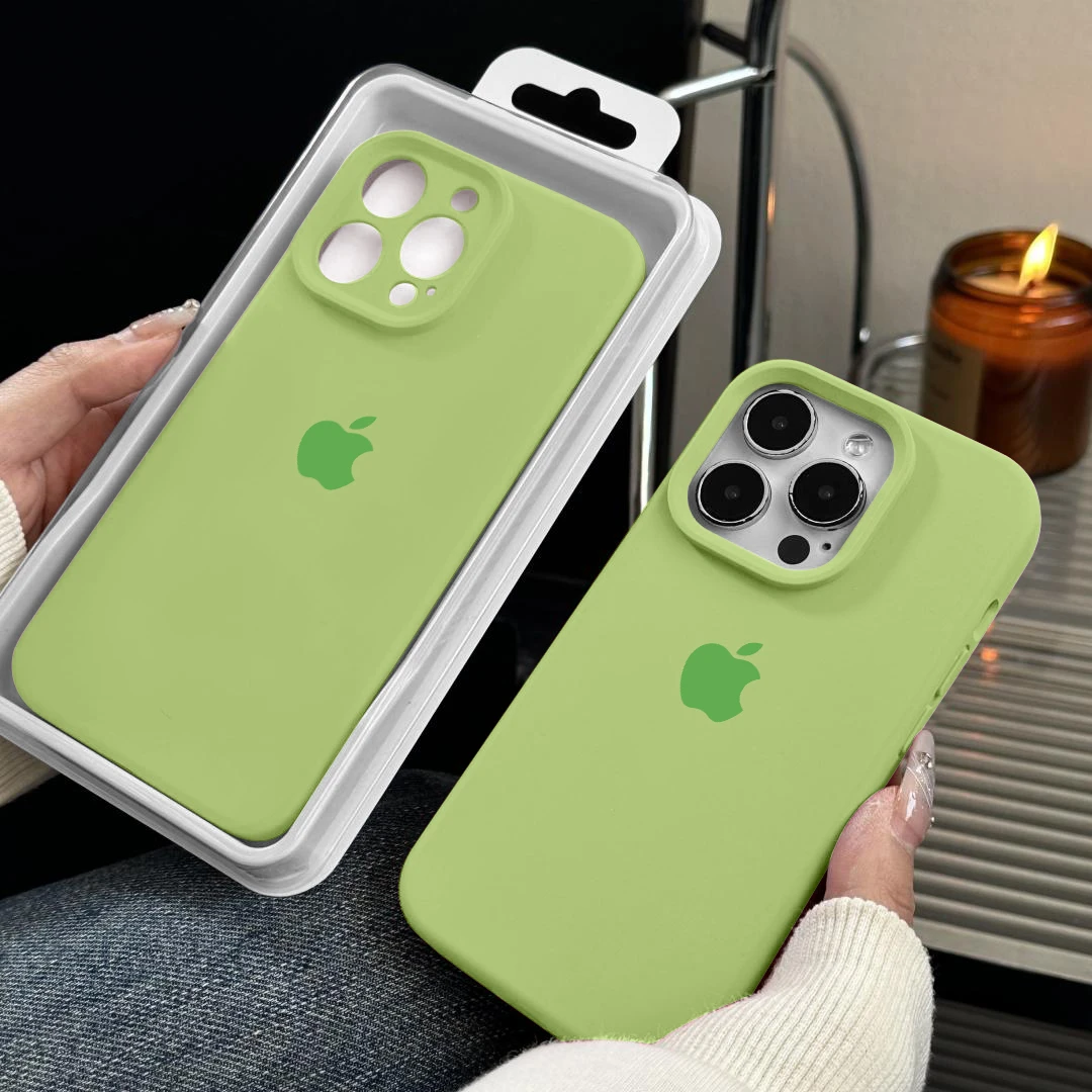 高级薄荷绿xs液态硅胶iphone1promax全包苹果14pro耐摔13手机壳11