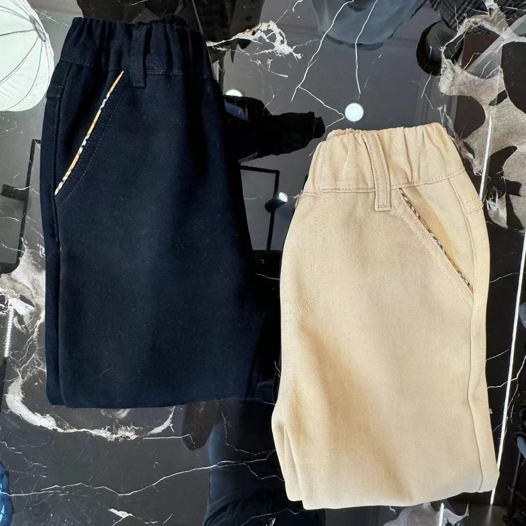 88979新款冬季儿童加绒直筒休闲裤时尚潮流