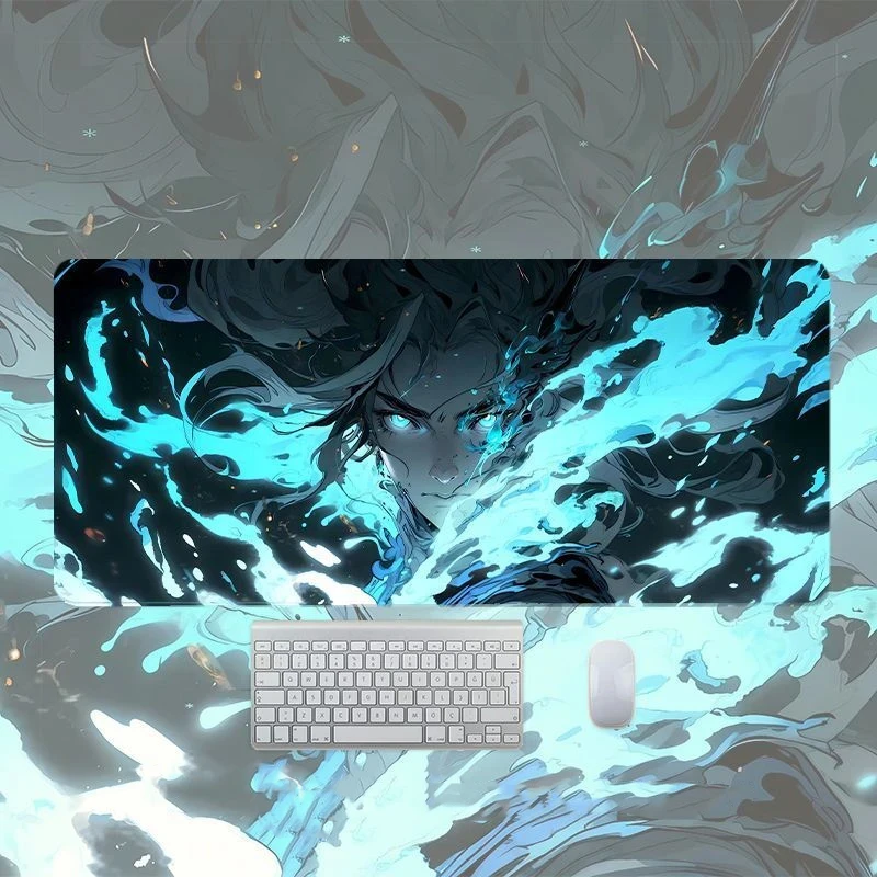 鼠标垫超大幻影刺客加厚防滑电脑办公桌垫电竞游戏专用键盘滑鼠垫