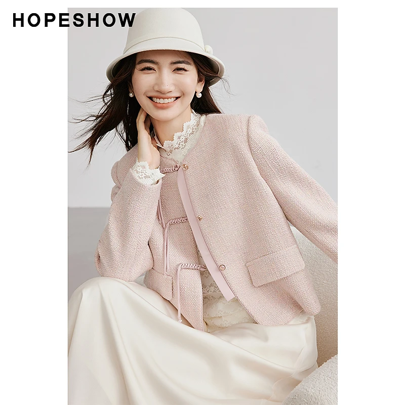 【陈大可专属】红袖新中式香风正肩盘扣圆领短外套90124330430