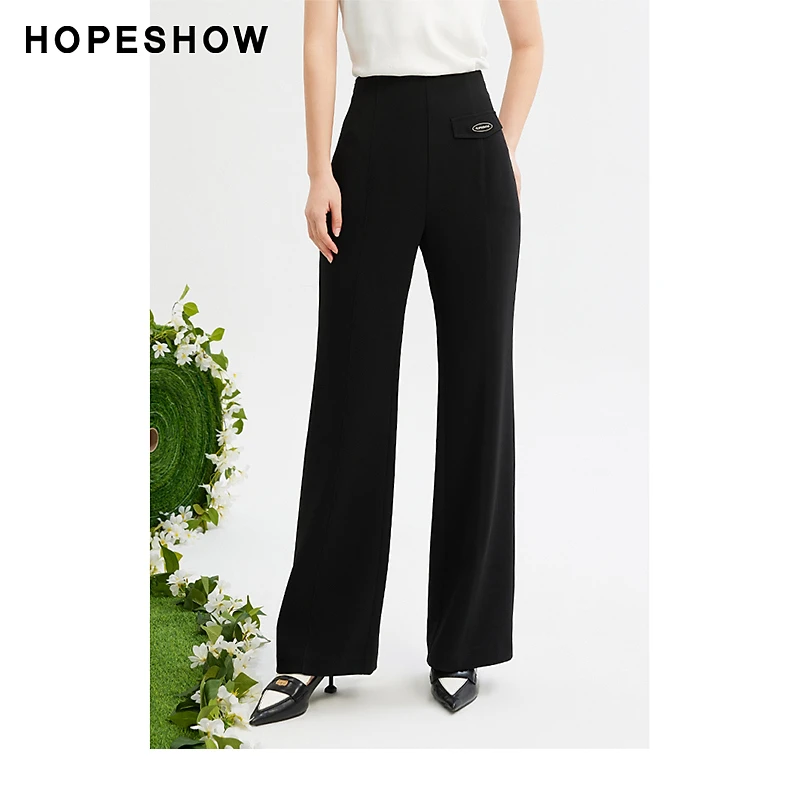 【籽言专属】红袖纯色高腰微喇长裤89223141205