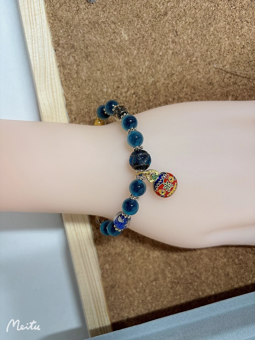 非金属珐琅手链 公主们一起分享纯手工制作手链，喜欢的公主请下单