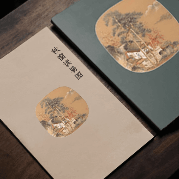 顺丰 姚建萍  《秋窗读易图》