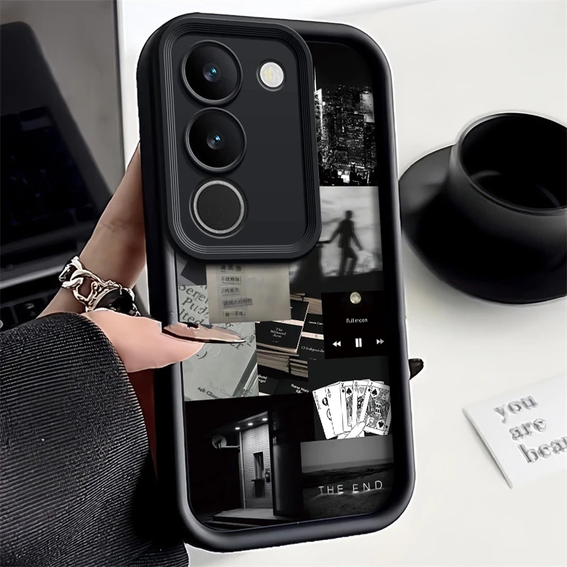 适用于生活碎片vivoS17手机壳新款全包硅胶ins风网红个性保护套防