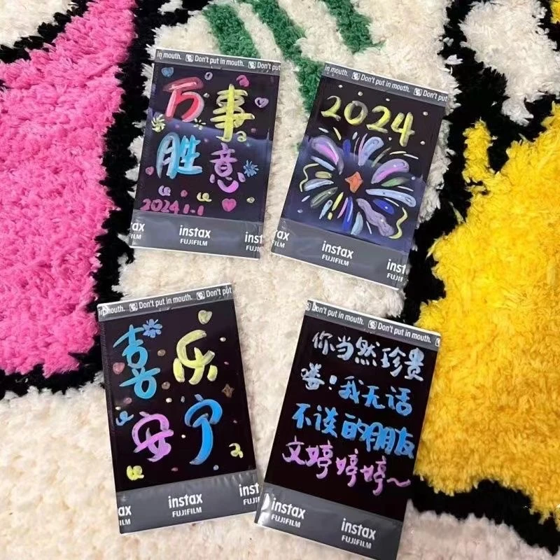 拍立得照片DIY涂鸦笔防水不掉色丙烯马克笔相片相册纸专用画画笔