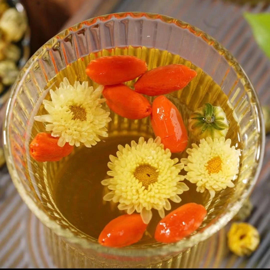 花丝茗府【菊花枸杞茶】胎菊王枸杞2罐装组合白菊共190g菊花茶
