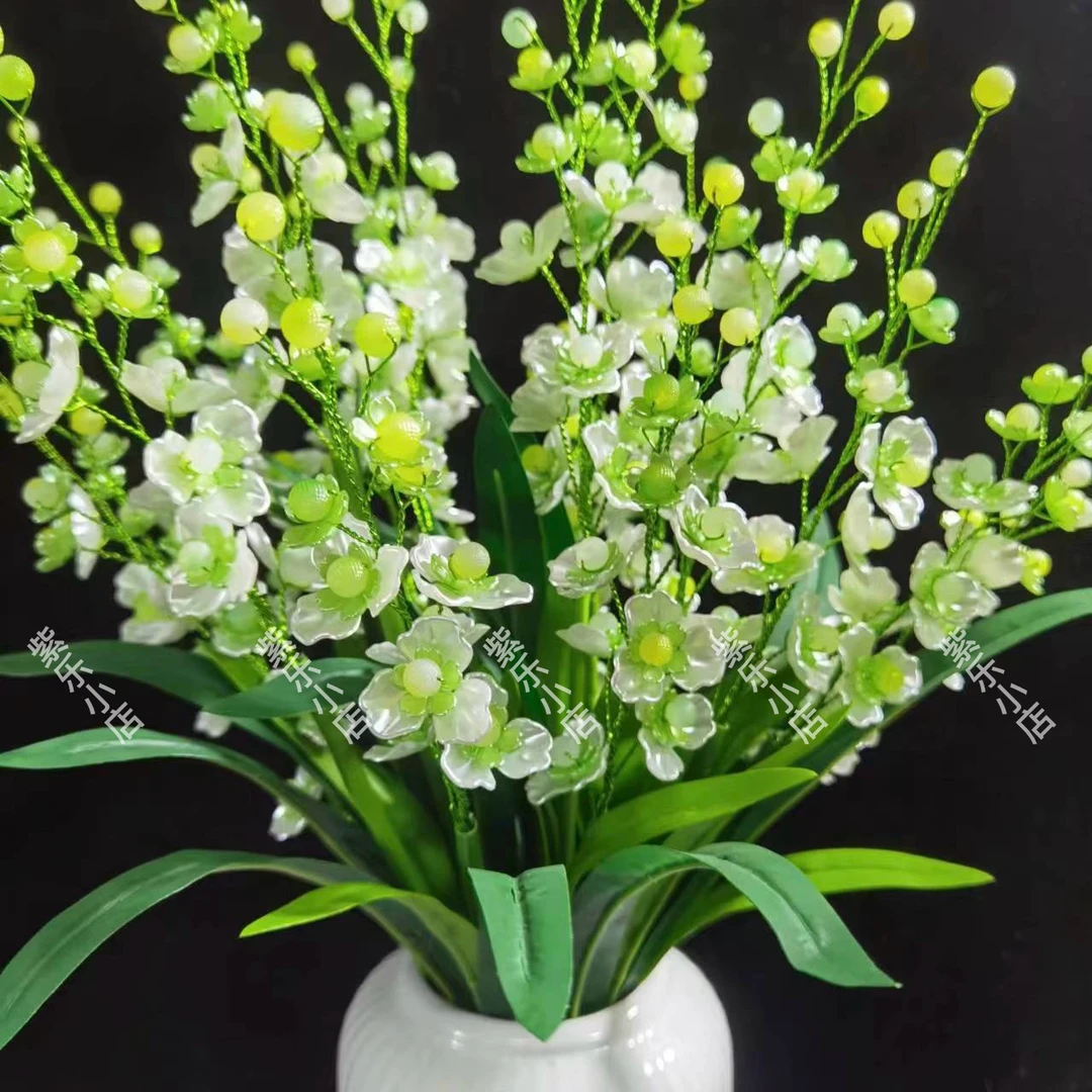 【新款】香水兰花 手工diy材料包串珠材料(小雨点手工推荐)