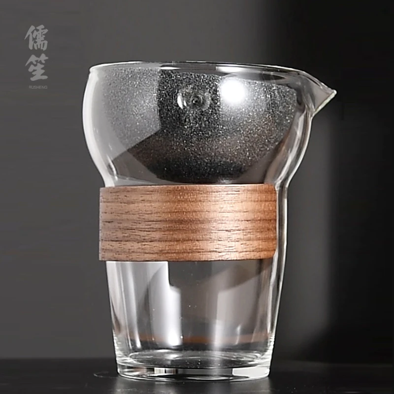 儒笙小青柑专用泡茶壶玻璃耐热茶具茶水分离公道杯无孔过滤茶器