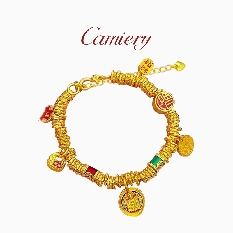 CAMIERY新中式国风盘缠财神手链手工