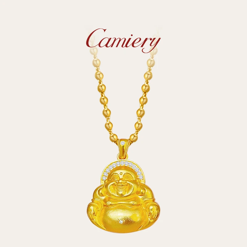 CAMIERY新中式轻奢笑口常开佛公项链