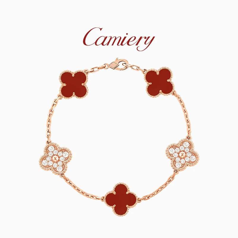 【奈斯专属】CAMIERY轻奢时尚五花拼钻手链时尚百搭