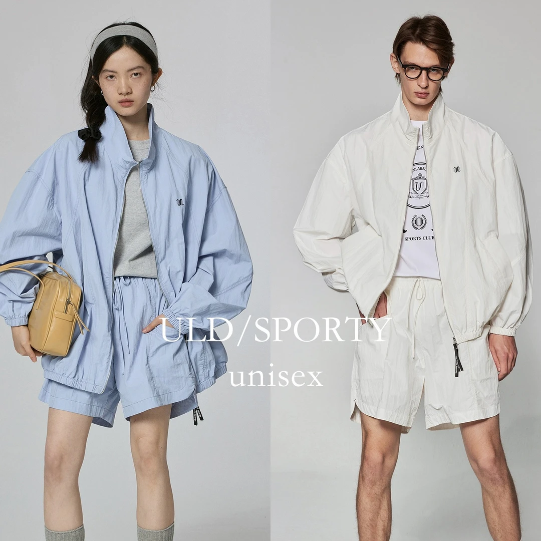 ULD/Sporty系列 2025夏动风立领纸感轻薄物理防晒外套女夹克男DC
