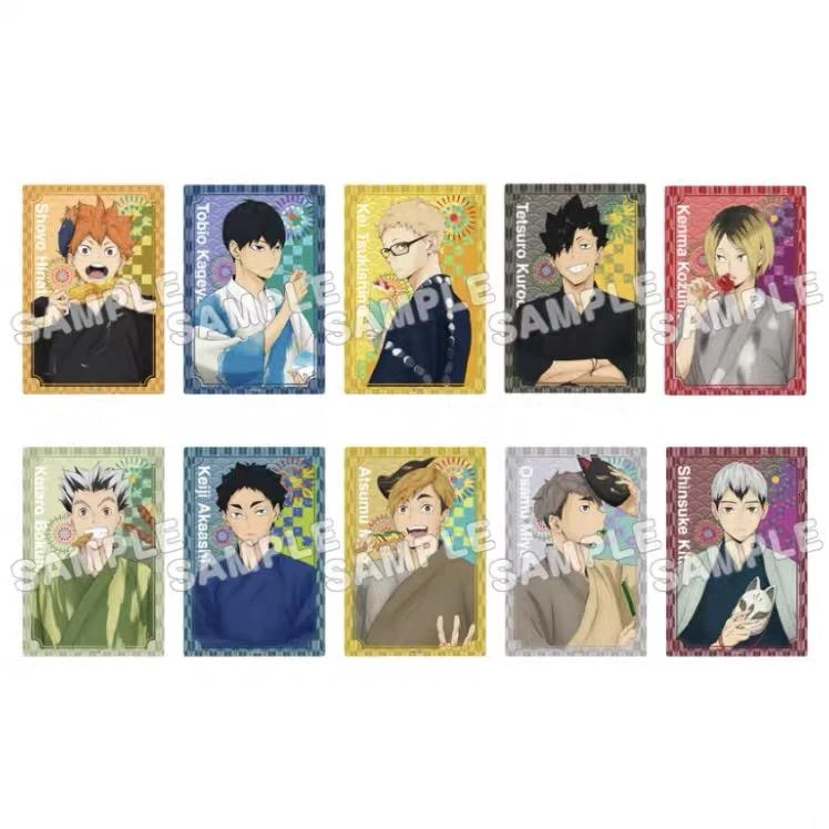 【排球少年】庙会 缘日祭 和服透卡 盲盒代拆