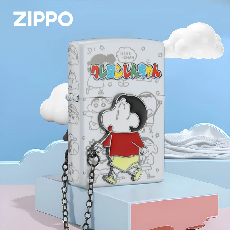 Zippo打火机 蜡笔小新 防风煤油打火机送男友收藏送礼DYX1H1